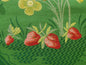 SCALAMANDRE FRAISE du PRINTEMPS STRAWBERRY LAMPAS RICH GREEN
