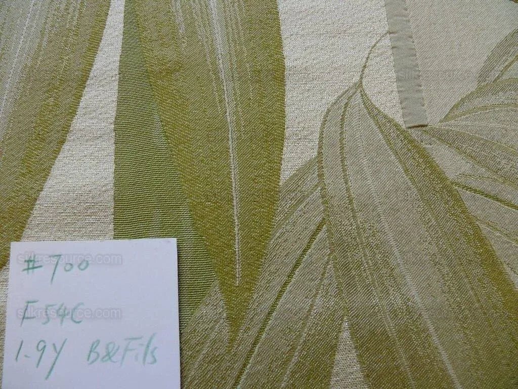 1.9y Brunschwig &amp; Fils Bamboo Myanmar Figured Woven Silk Bamboo