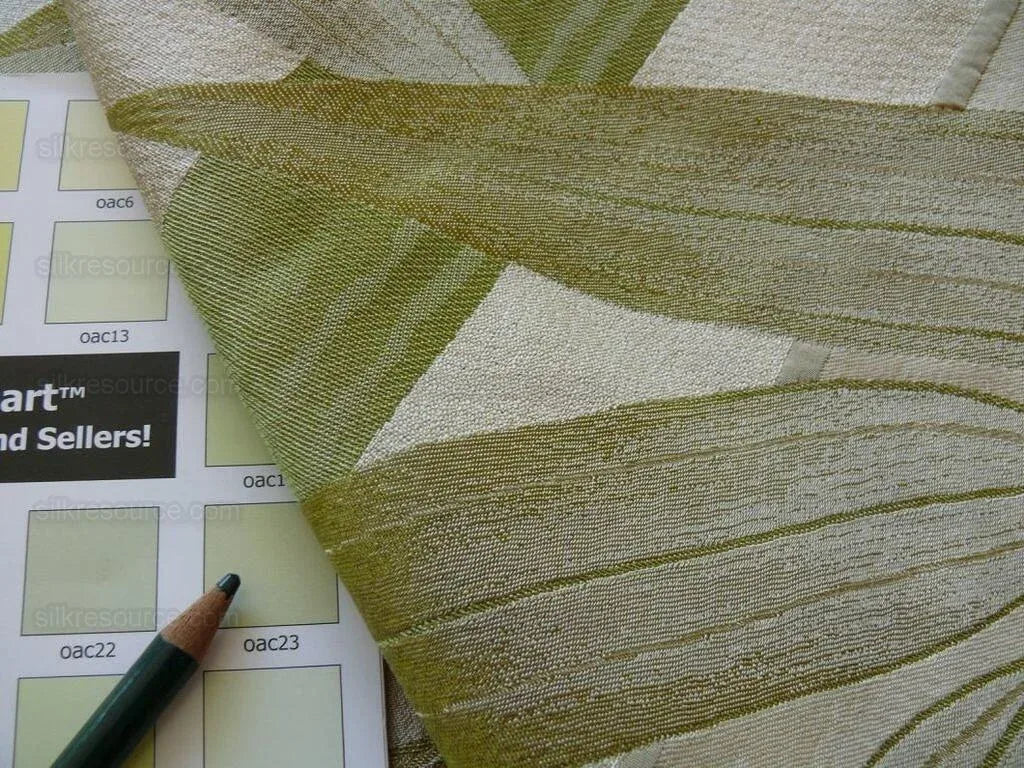 1.9y Brunschwig &amp; Fils Bamboo Myanmar Figured Woven Silk Bamboo