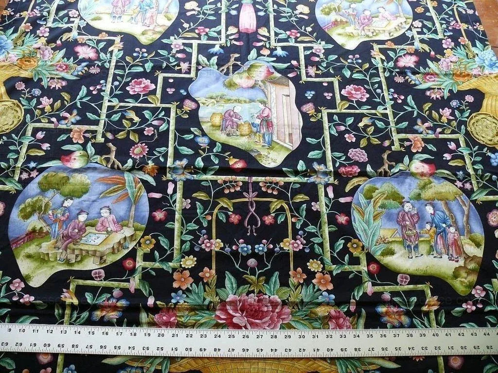 Clarence House Coromandel Chinoiserie Hand Print 2.6y