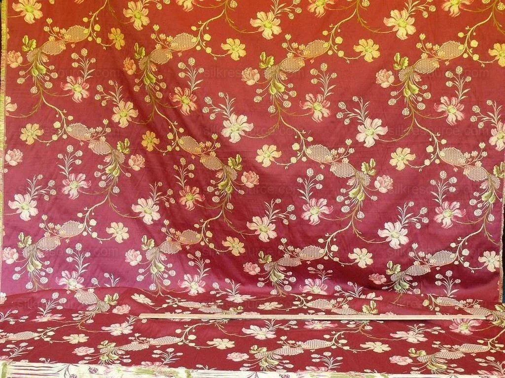 Stroheim & Romann Petit Jardin" Rouge Lace Flower Garland Burgun