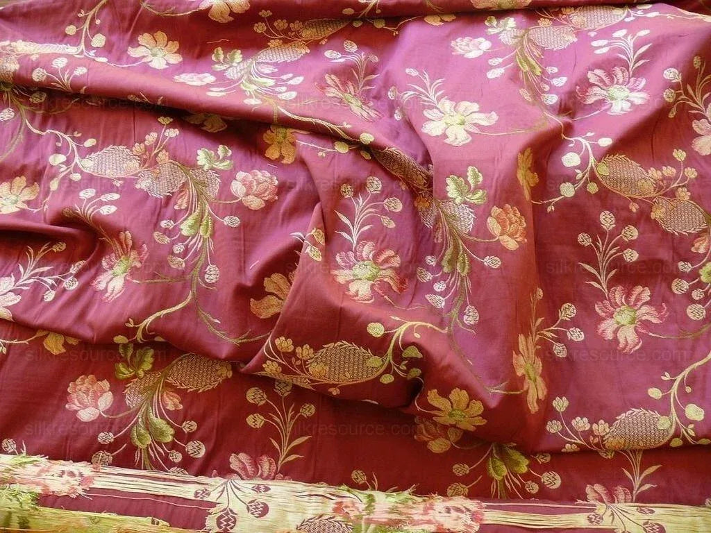 Stroheim & Romann Petit Jardin" Rouge Lace Flower Garland Burgun