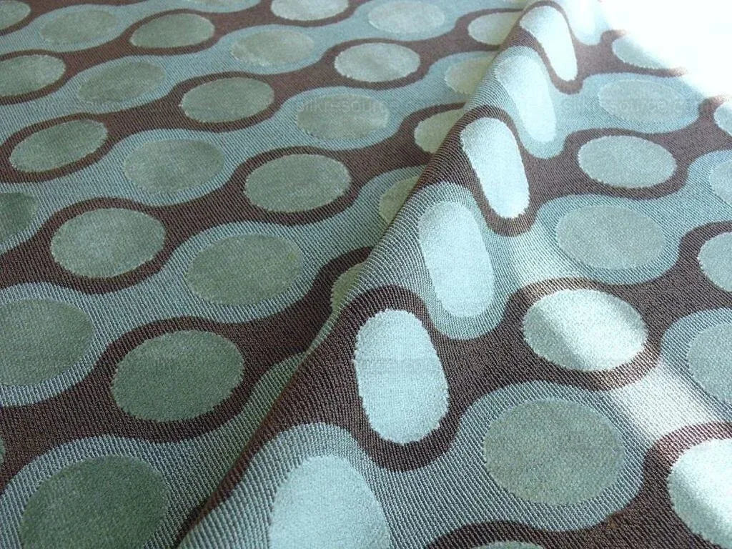 Clarence House Bridget Cut Velvet Deep Turquoise Blue MSRP USD 510/Y