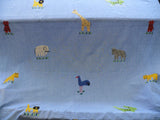 OSBORNE & LITTLE SAFARI ANIMALS BIRDS APPLIQUE EMBROIDERY 5Y