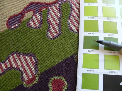 Clarence House Amelie Amelie Linen Velvet Hot Pink Green Bty MSRP USD 300+/y