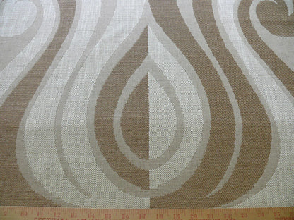 CLARENCE HOUSE SAARINEN MELODIC JARQUARD SABLE WHITE LITE BROWN