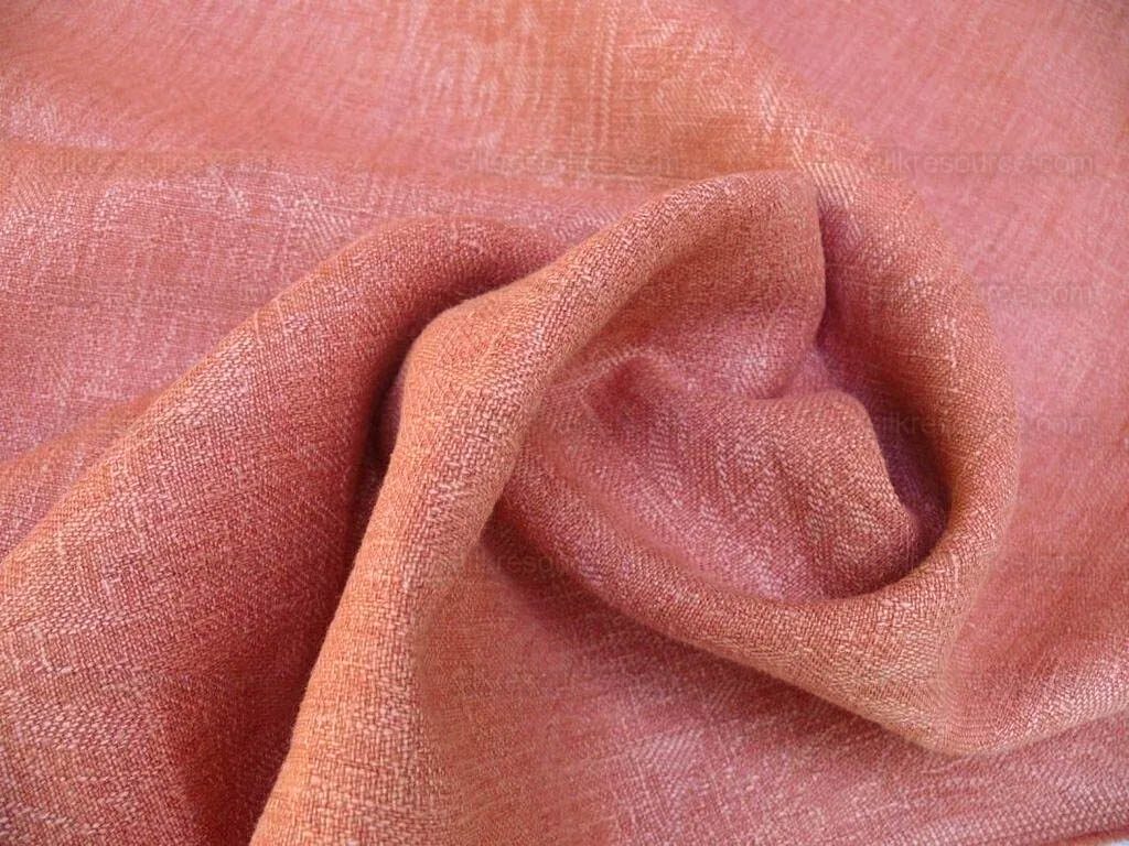 Clarence House Ghent Tea Rose Red 100% Linen Textured Subtle Damask Best Belgium Linen MSRP USD 152/Y