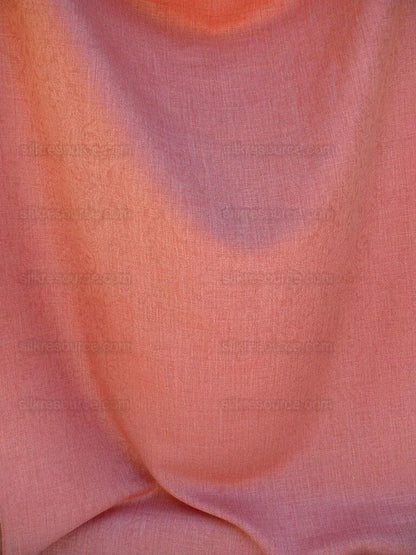 Clarence House Ghent Tea Rose Red 100% Linen Textured Subtle Damask Best Belgium Linen MSRP USD 152/Y