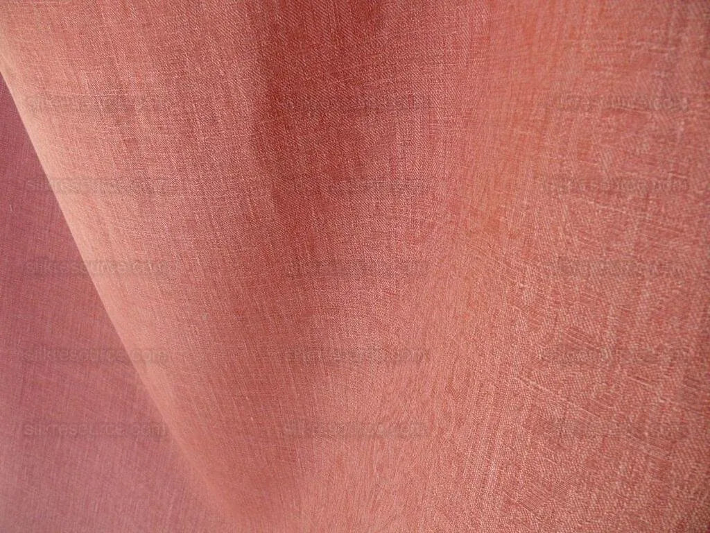 Clarence House Ghent Tea Rose Red 100% Linen Textured Subtle Damask Best Belgium Linen MSRP USD 152/Y