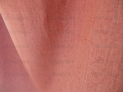 Clarence House Ghent Tea Rose Red 100% Linen Textured Subtle Damask Best Belgium Linen MSRP USD 152/Y