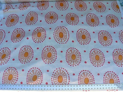 Bty Clarence House Marisol Linen Pink Mid-century Sunflower#1459