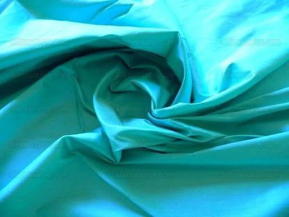 Robert Allen 100% Silk Dupioni Brite Robin's Egg Blue Aqua 54"W