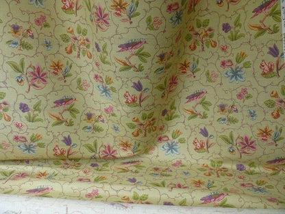 Cowton &amp; Tout Shelburne Bird Butterfly Squirrel Acorn English Country Animal Celadon Pear Green Pink Purple MSRP USD 192/Y