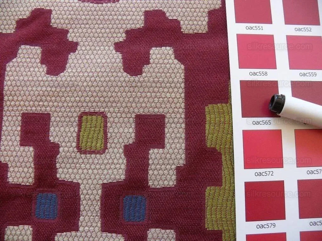 Clarence House Masa Jarquard Ikat Colorful Silk Blend MSRP USD 410/Y