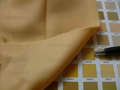 Brunschwig &amp; Fils Constable Chamois Wool Satin  Golden Yellow Heavy MSRP USD 200+/y  60 inches wide
