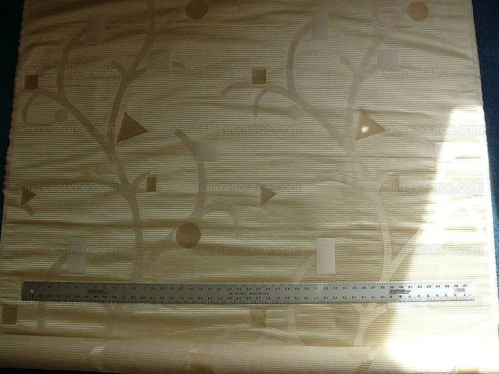 Scalamandre Modern Ivory Collection Campagna Silk Cotton Lampas MSRP USD 350Y