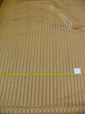 Pindler 100% Silk Satin Stripe Taffeta Wheat Gold Red Silver White
