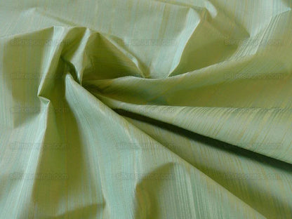 Scalamandre Mirage 100% Silk Self Strie Spring Green Silk Taffeta MSRP USD 218/Y