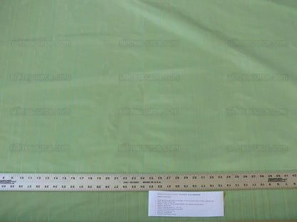 Scalamandre Mirage 100% Silk Self Strie Spring Green Silk Taffeta MSRP USD 218/Y