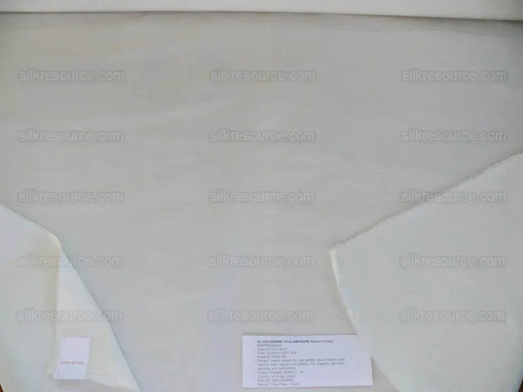 Scalamandre Ascot Ivory 100% silk Taffeta Pure White Very Thick! Per Yard MSRP USD 238/Y