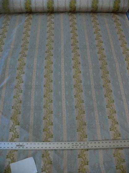 Scalamandre Old World Weavers 100%silk Lisere Romano Blue Rt$944