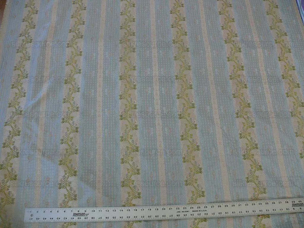 Scalamandre Old World Weavers 100%silk Lisere Romano Blue Rt$944