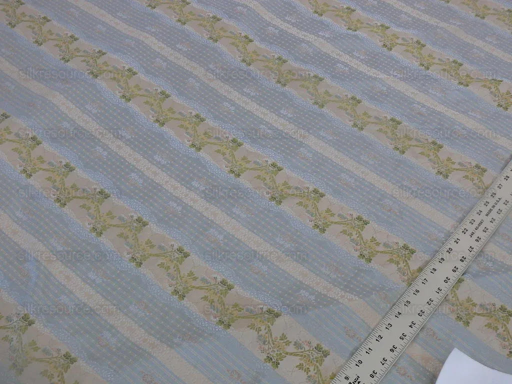 Scalamandre Old World Weavers 100%silk Lisere Romano Blue Rt$944