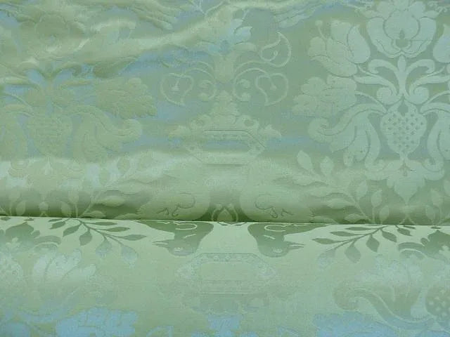 SCALAMANDRE OLD WORLD WEAVERS LOVE BIRD MINT GREEN MSRP$484