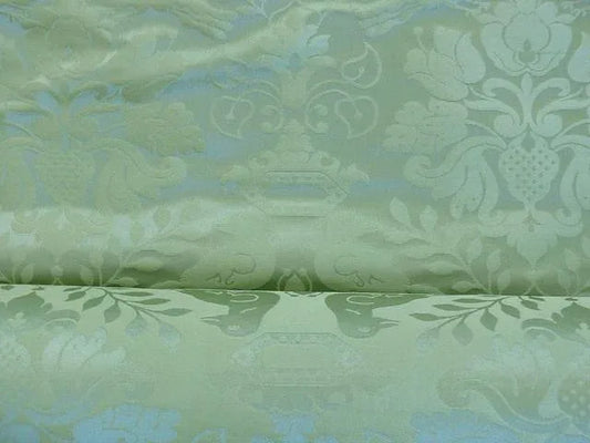 SCALAMANDRE OLD WORLD WEAVERS LOVE BIRD MINT GREEN MSRP$484