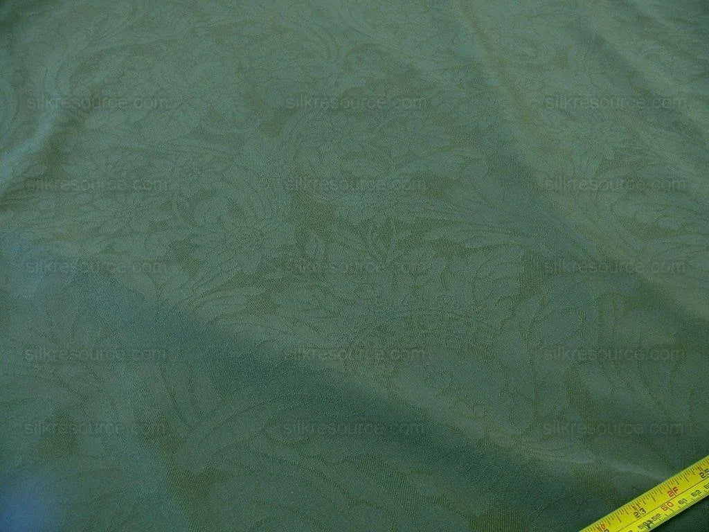 Scalamandre Barker Mansion 100% Worsted Wool Damask Ivy Green