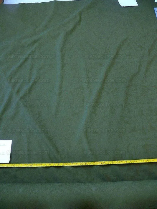 Scalamandre Barker Mansion 100% Worsted Wool Damask Ivy Green