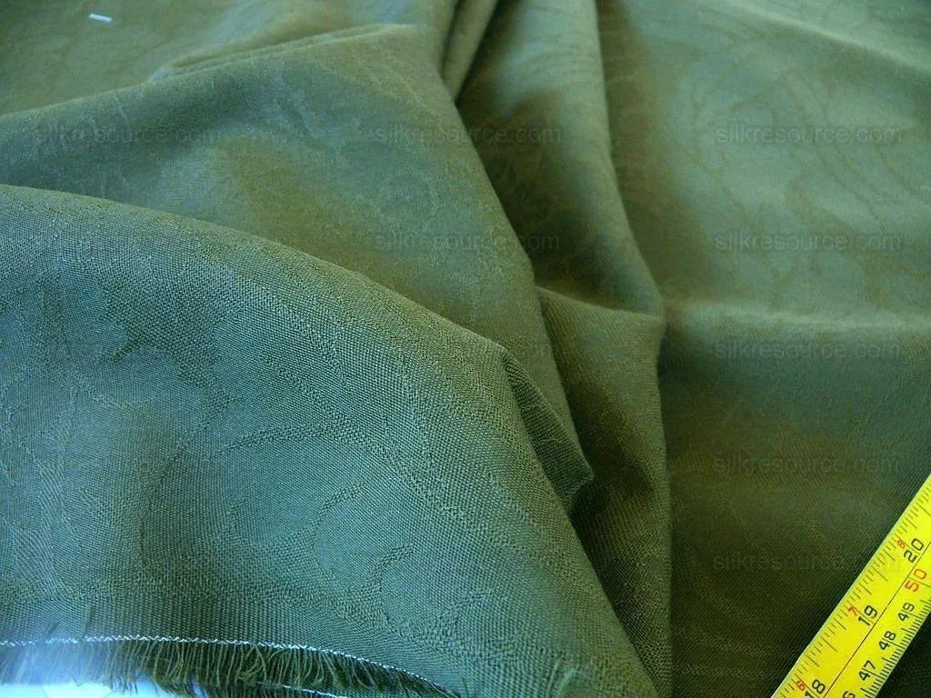 Scalamandre Barker Mansion 100% Worsted Wool Damask Ivy Green