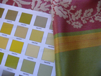 By yard Scalamandre Museum Project Stripe Neo-classical Silk pink Green MSRP USD 459/y