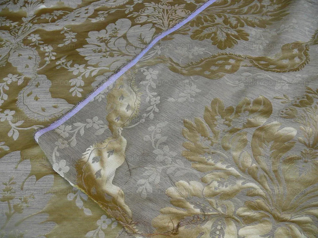 Scalamandre Claudina Damask Neutral Color Classic Thick!MSRP USD 320