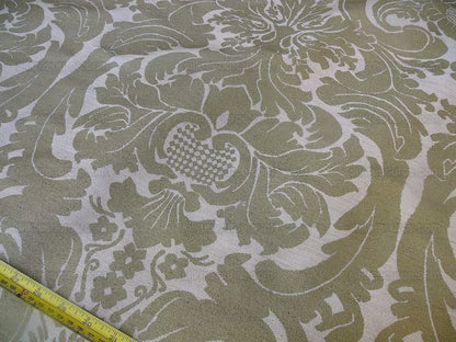 Scalamandre Small Fren Old Gold Damask Documentary Print Silk MSRP 600/y