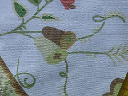 Scalamandre White Kirkwood Squirrel Peacock Acorn Animals Cotton