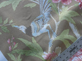 SCALAMANDRE DEVON CHINOISERIE BIRD PEONY FLOWER RT$136/Y