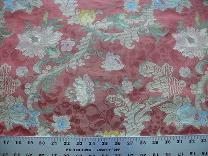 Scalamandre Old World Weavers Louis Xv Silk Lampas Chinese Red Chinoiserie MSRP USD 730/Y circa 1730