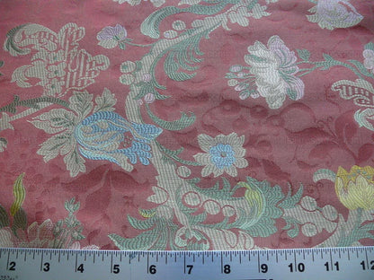 Scalamandre Old World Weavers Louis Xv Silk Lampas Chinese Red Chinoiserie MSRP USD 730/Y circa 1730