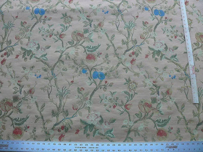 2.75y Scalamandre Giardino Paradisio 2 Peach Multi Old World Weavers MSRP$224/yard