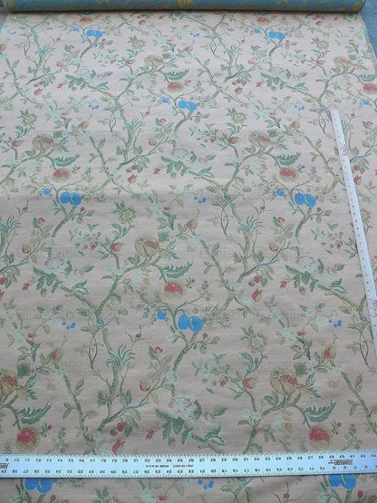 2.75y Scalamandre Giardino Paradisio 2 Peach Multi Old World Weavers MSRP$224/yard