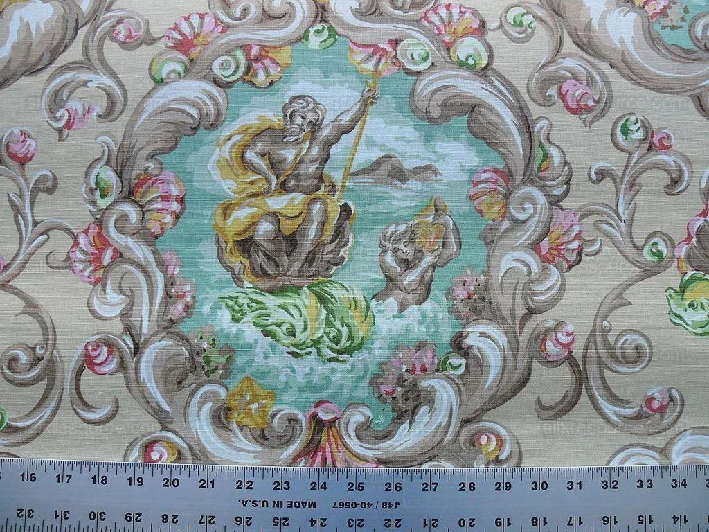 Bty Old World Weavers Galatea Poseidon Calypso Ocean MSRP USD 572Y