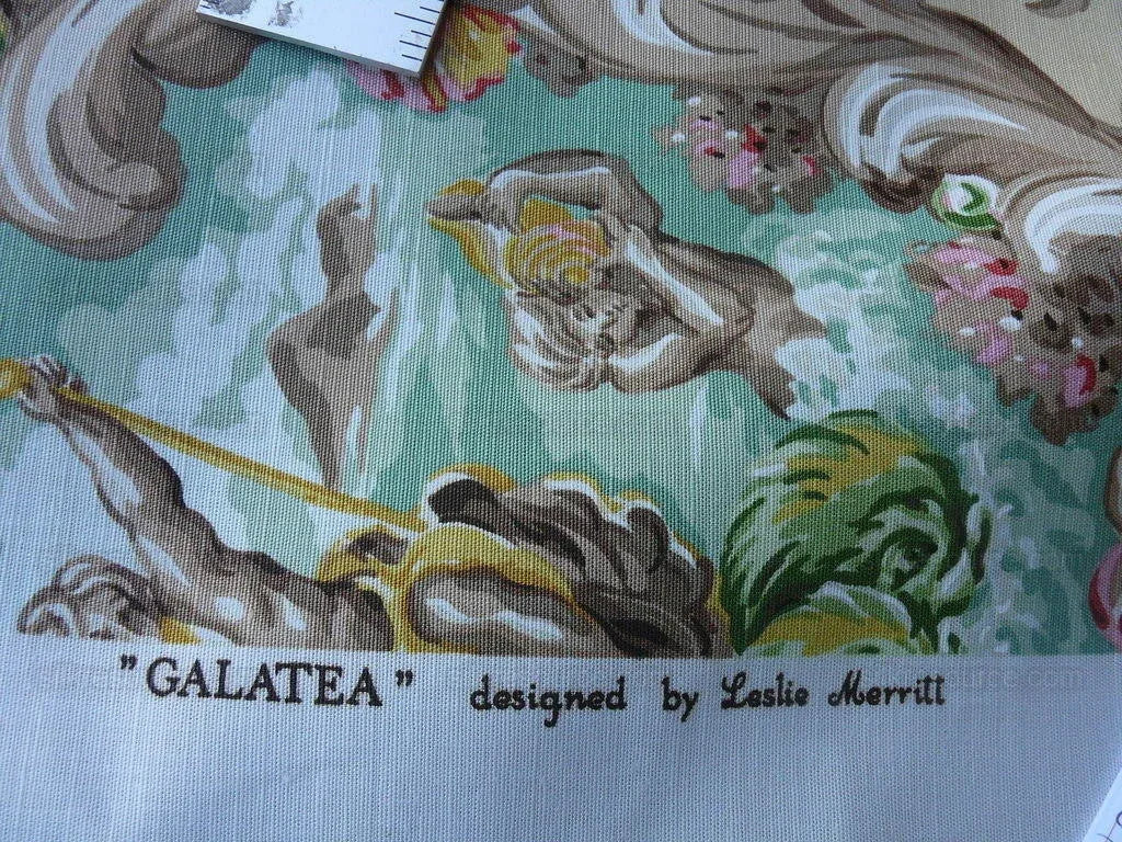 Bty Old World Weavers Galatea Poseidon Calypso Ocean MSRP USD 572Y