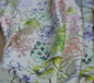 SCALAMANDRE FANTASY GARDEN SILK PRINT EMBROIDERY MSRP$342/Y