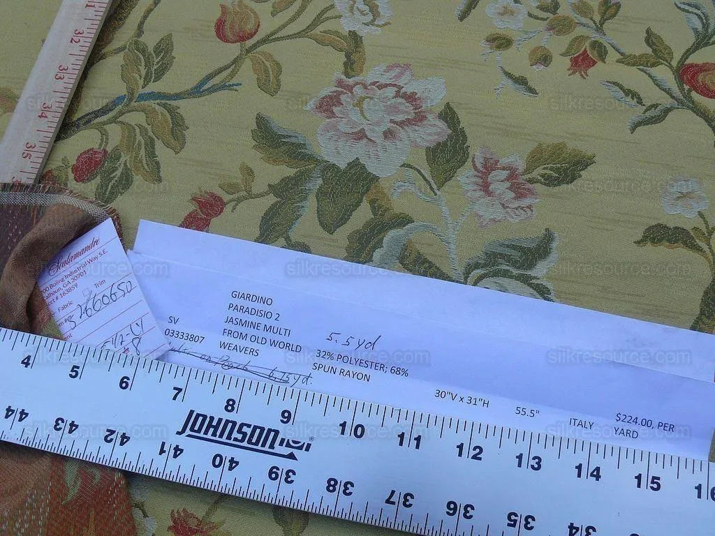 0.5y Scalamandre Giardino Paradisio 2 Jasmine Multi Old World We (copy)