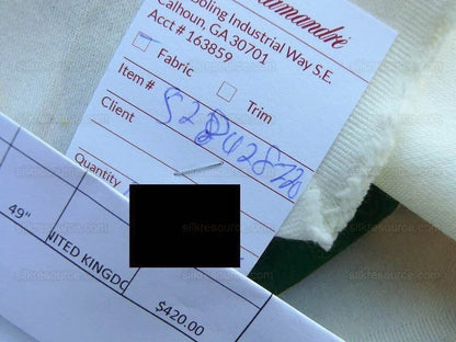 Scalamandre Old World Weavers Troutbeck Parrot Kanchou Tropical Bird in Tree of Life Peony Deep Green Spectacular MSRP USD420/Y