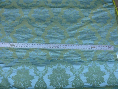 Scalamandre Fornarina Celadon Blue Green 100% Silk Damask Rt$648