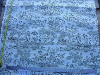 Scalamandre Grey Watkins Enchanted Forest Taupe Myth Horse