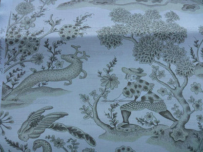 Scalamandre Grey Watkins Enchanted Forest Taupe Myth Horse