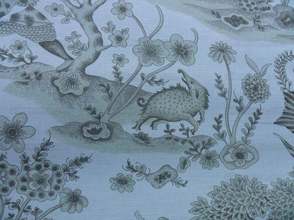 Scalamandre Grey Watkins Enchanted Forest Taupe Myth Horse